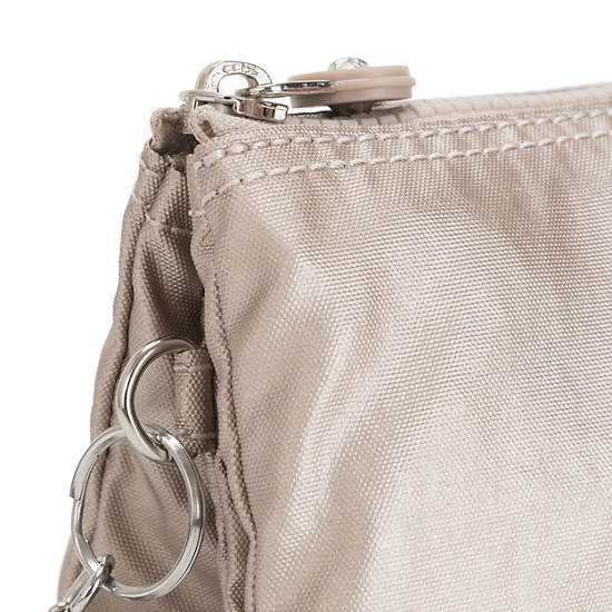 Kipling Creativity Large Metallic Pouch Taske Lyserød | DK 2084ZU